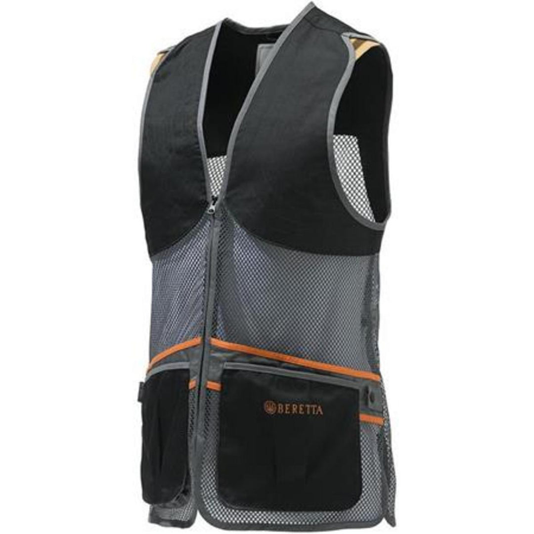 Beretta FULL COTTON VEST Black & Orange