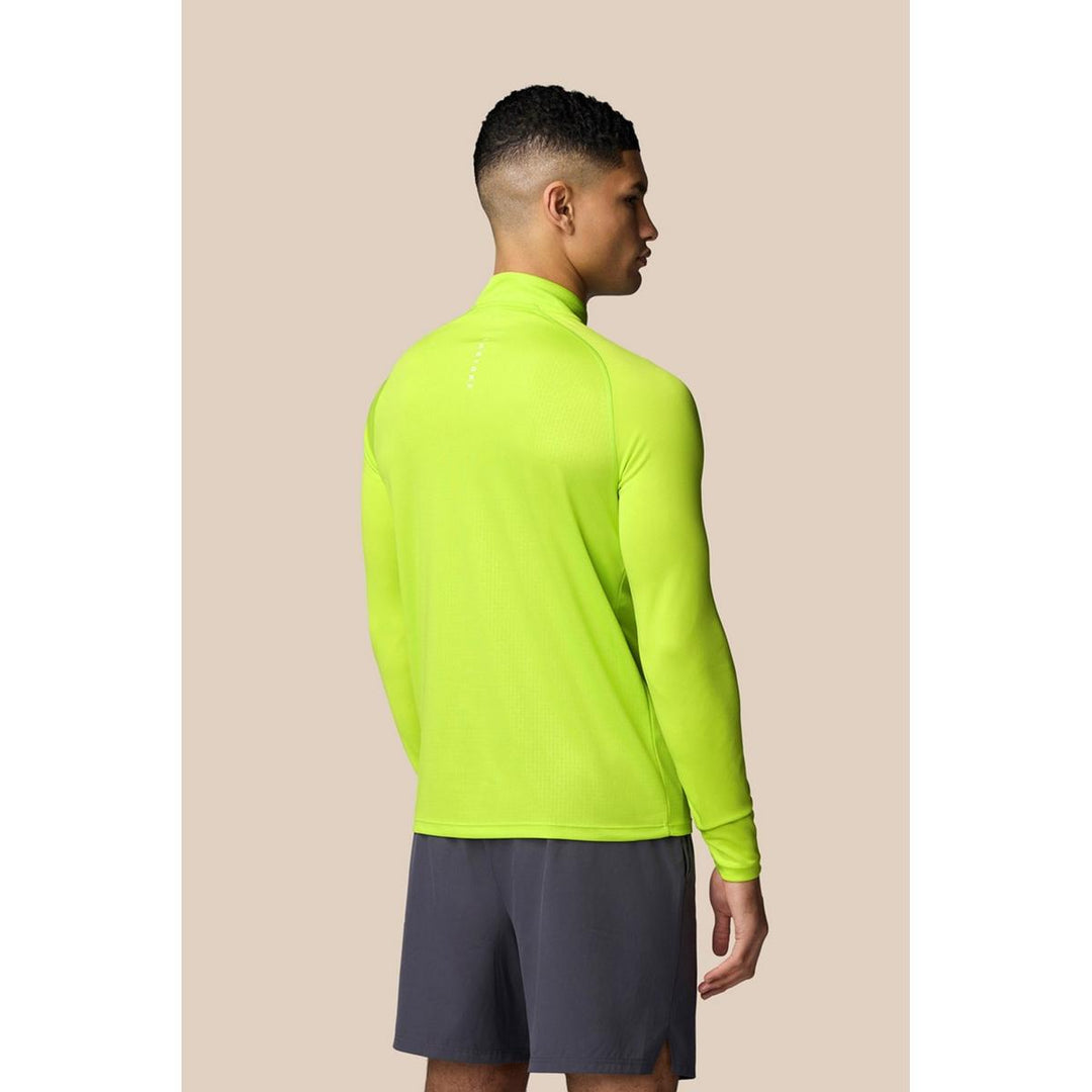 Castore Adapt 1/4 Zip Top Acid Lime/White – view 2