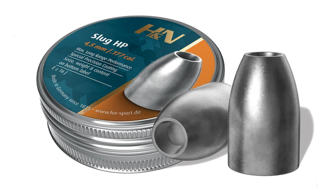 Bisley Slug HP .177 Pellets 16gr Tin of 300 by H&N