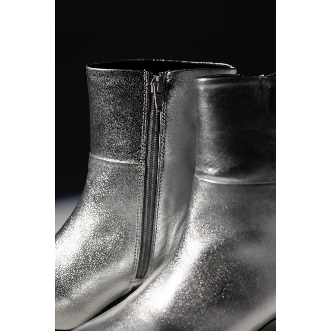 Nahla kitten heel boot Silver