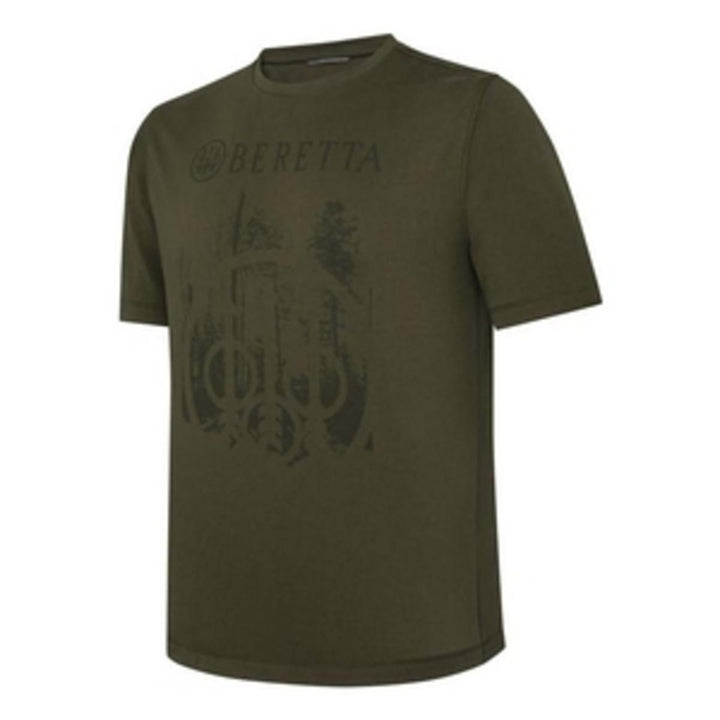 Beretta Outline T-Shirt  Dark Olive