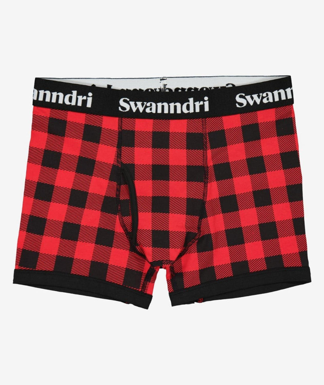Swanndri Men's Underwear - Organic Cotton Check Boxer Briefs