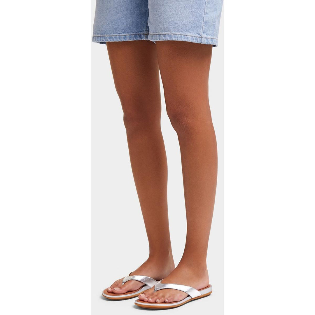 Fitflop Gracie Flip-Flops Silver