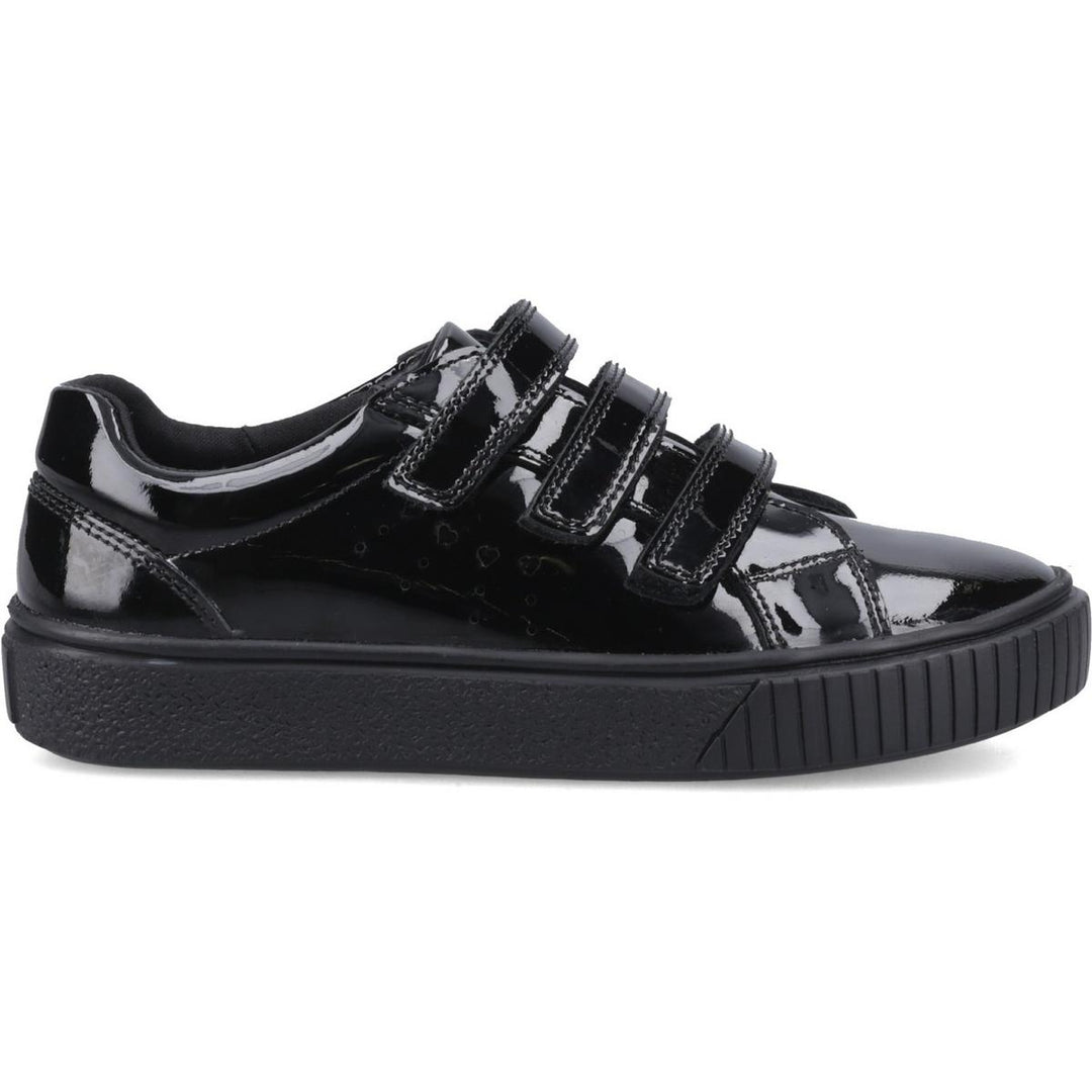 Hush Puppies ELSIE TOUCH FASTENING SN Black Patent – view 5