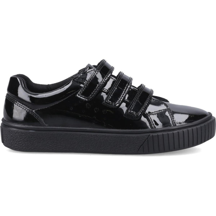 Hush Puppies ELSIE TOUCH FASTENING SN Black Patent – view 5