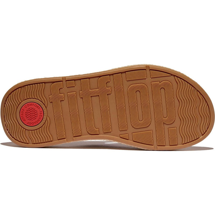 Fitflop F-Mode Toe Post Espadrille Platino