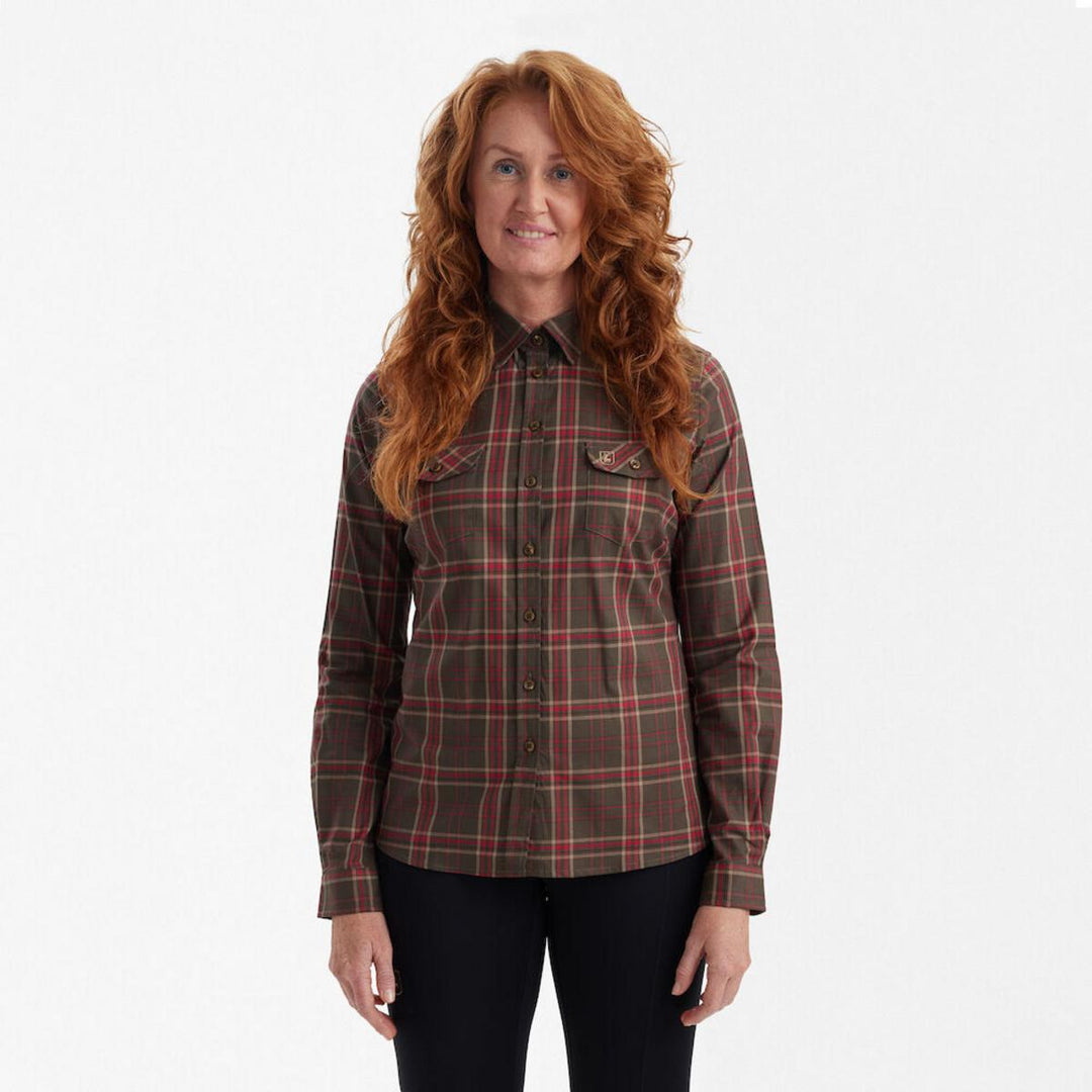 Deerhunter Lady Elena Shirt - Green Check
