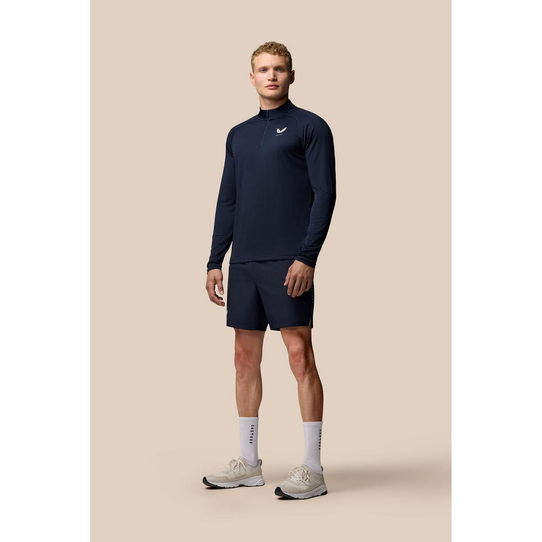 Castore Adapt Training 1/4 Zip Top Midnight Navy/White