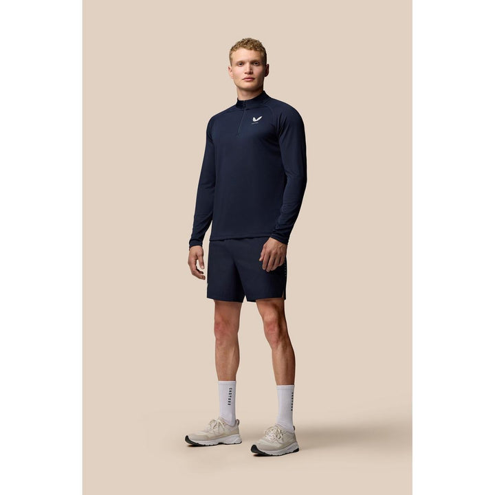 Castore Adapt Training 1/4 Zip Top Midnight Navy/White