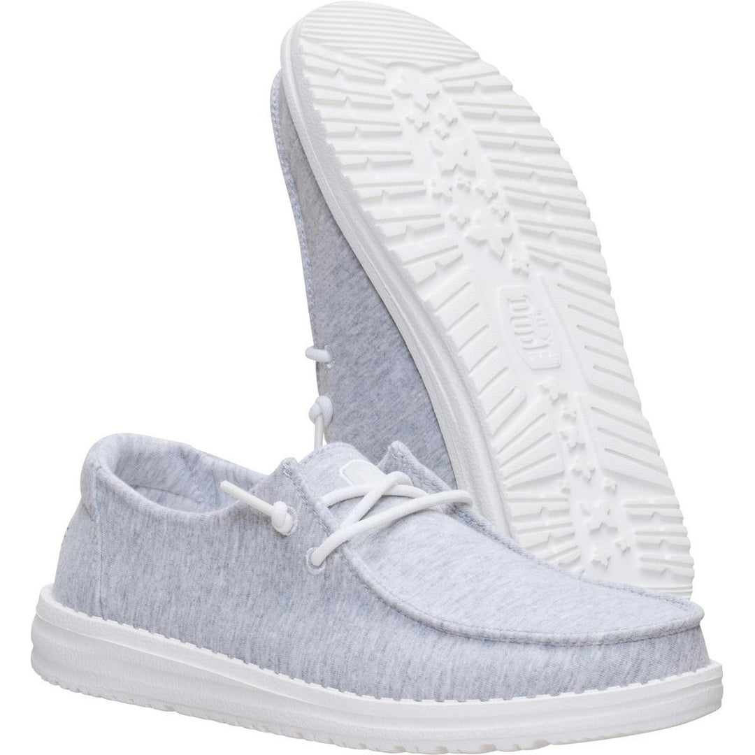 HEYDUDE Wendy Stretch Jersey Slip on Shoe Light