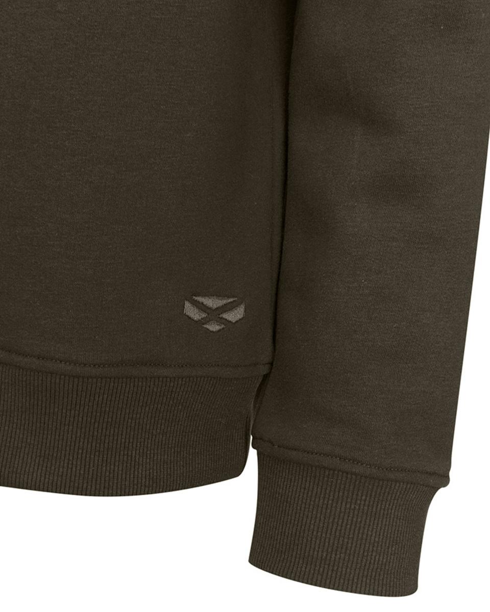 Hoggs of Fife Galloway 1888 Plain 1/4 Zip Sweatshirt - Fores – view 4