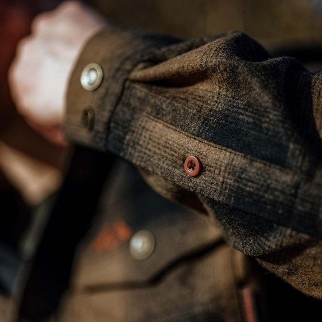 SwedTeam Lynx Wool Shirt Dark Sand