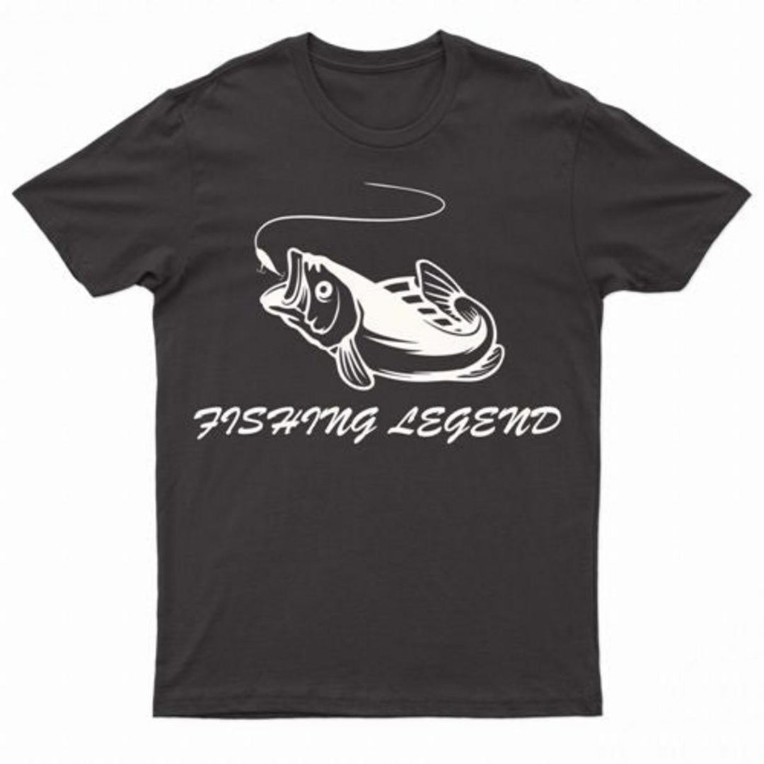 Urban Road Adults Heavy Cotton "Fishing Legend" T-Shirt