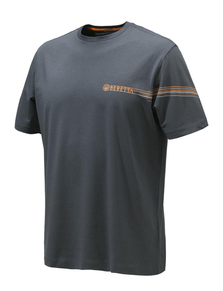Beretta Lines T-Shirt Men's Ebony Cotton Tee – view 3