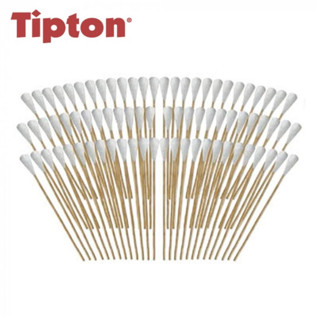 Tipton Power Swab .22 Cal 250pk - Durable cotton construction with 7.5" flexible bamboo handle, Disposable