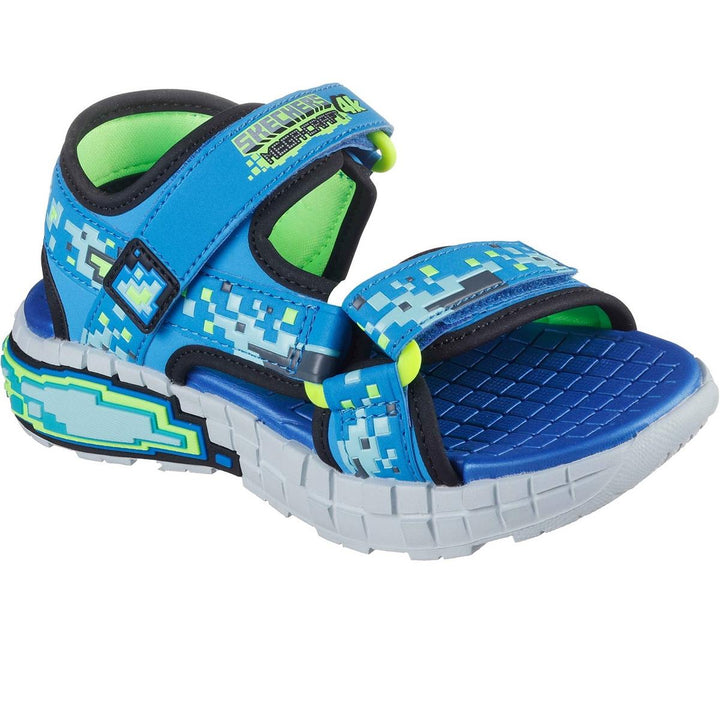 Skechers Mega Splash Sandal Black/Blue/Lime