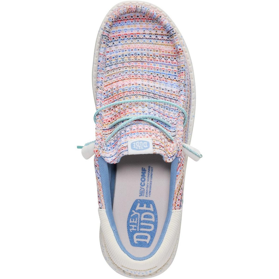 HEYDUDE Wally Funk Multi Mesh Egret/Multi