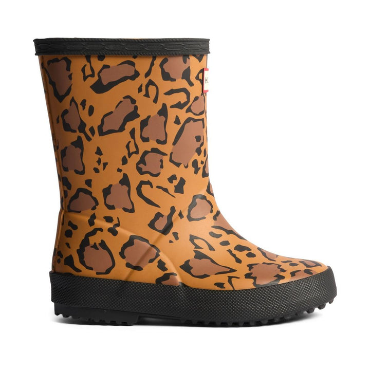 Hunter Kids First Boot Rich Tan/Saddle/Black