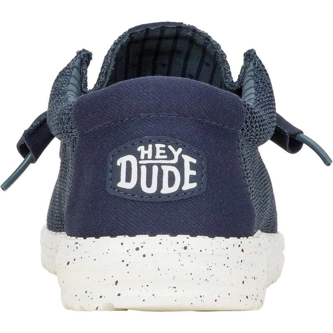 HEYDUDE Wally Stretch Mesh Shoes Navy