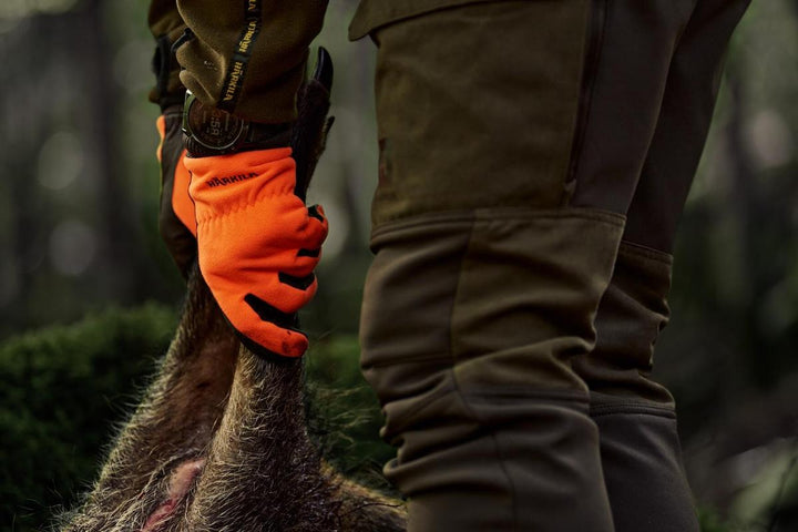Harkila Wildboar Pro shooter Blaze WSP gloves Orange blaze/B