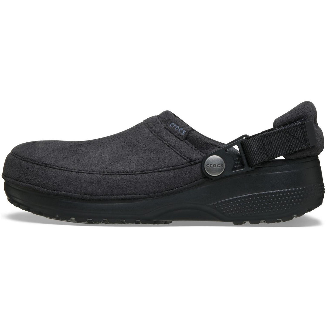 Classic Crafted Vegan Suede Clog Black