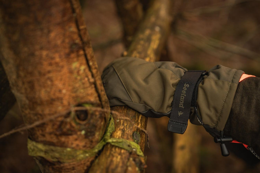 Seeland Trigger Fold-Back Gloves – Pine Green Hunting Gloves – view 6