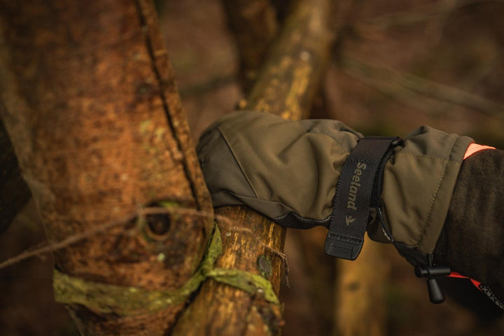 Seeland Trigger Fold-Back Gloves – Pine Green Hunting Gloves – view 6