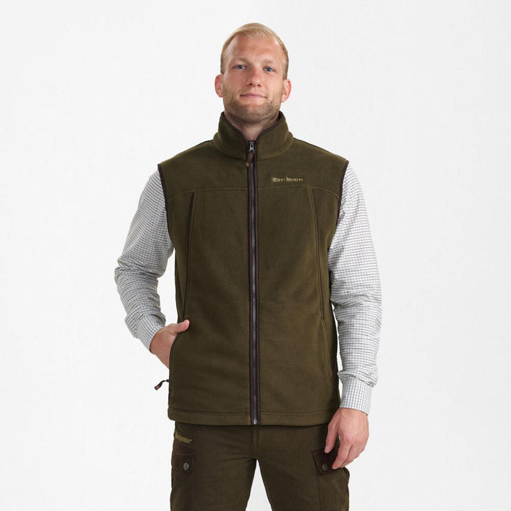 Deerhunter Eagle Fleece waistcoat Tarmac