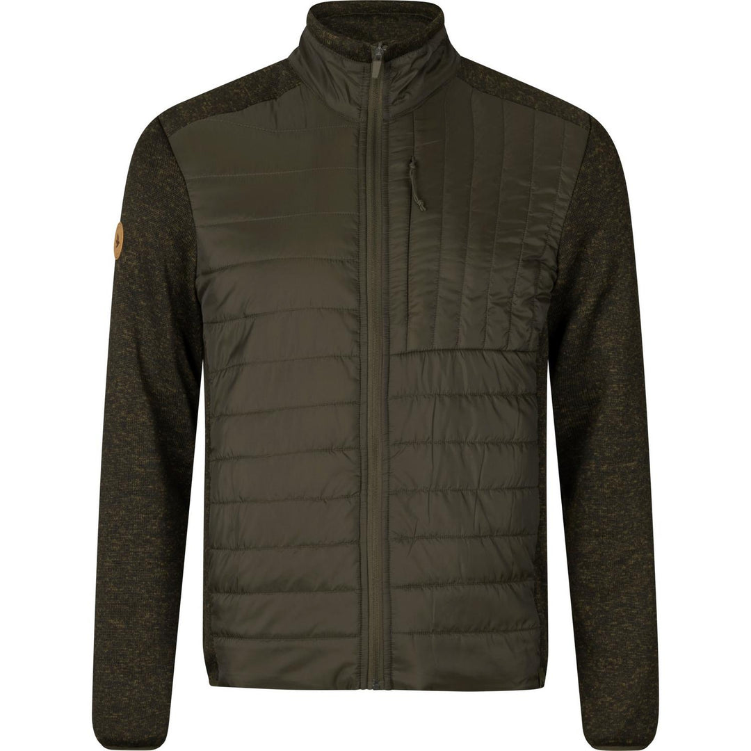 Seeland Theo hybrid jacket Pine green - 100gms Insulation at front and back, YKK zipper – view 4