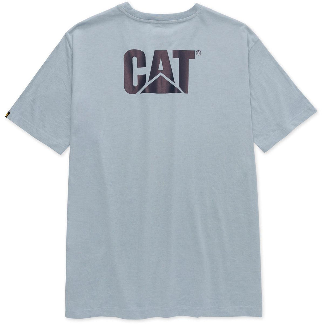 Caterpillar Trademark Tee Blue Fog Heather