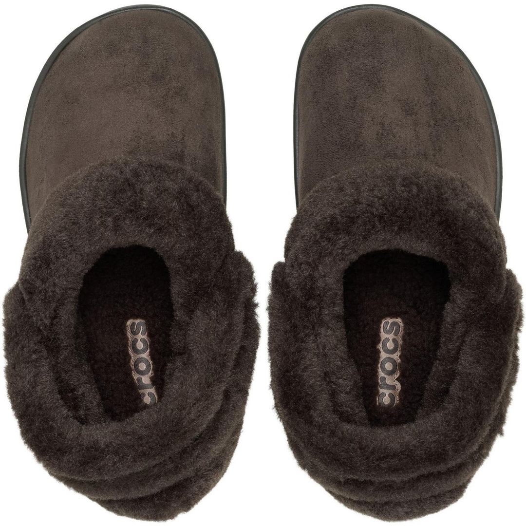 Unfurgettable Vegan Suede Clog Espresso