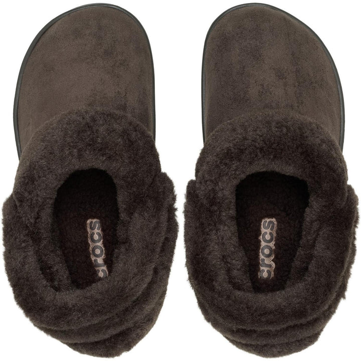 Unfurgettable Vegan Suede Clog Espresso