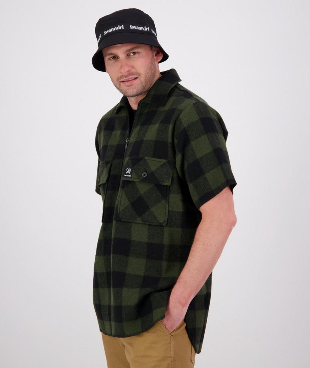 Swanndri Men's Henderson Short Sleeve Wool Jacket