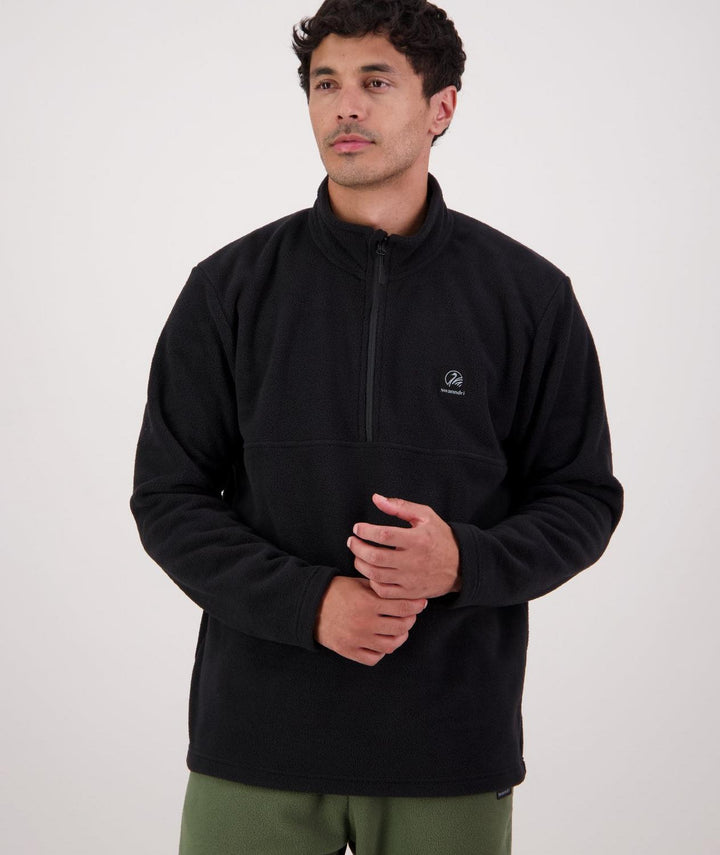 Swanndri Men's High Rock Fleece Quarter Zip Top
