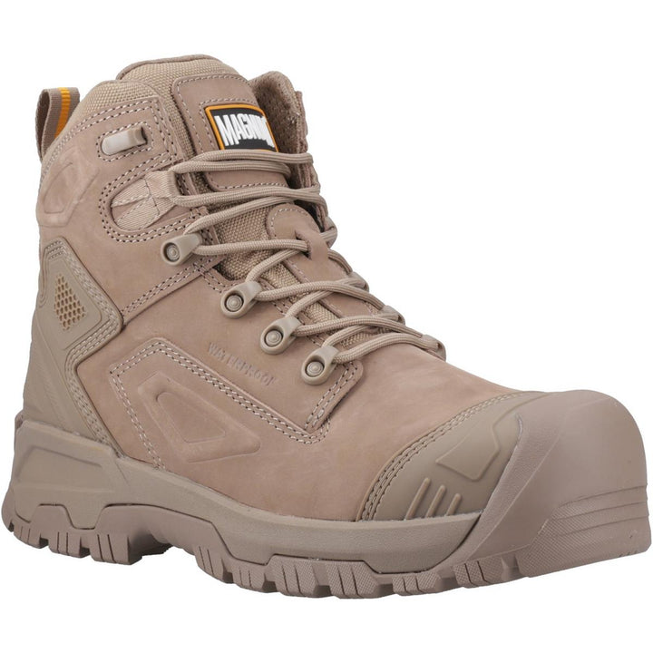 Magnum Highway 6" Waterproof Safety Footwear Nubuck Stone