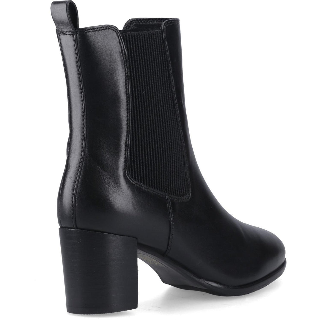 Camellia Heeled Boot BLACK