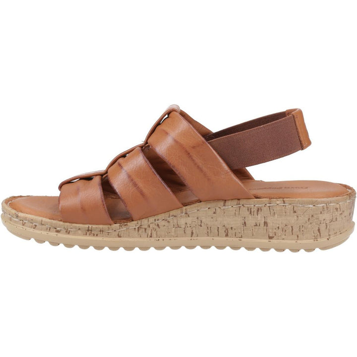 Hush Puppies Eden Wide Fit Sandal Tan