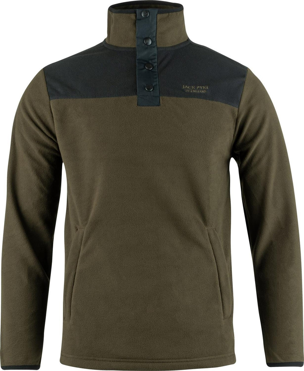 Jack Pyke Snap Neck Fleece Top – view 2