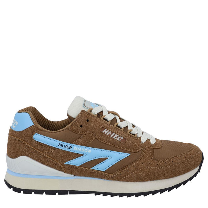 Hi-Tec Silver Shadow Shoes Tan/Mist Blue