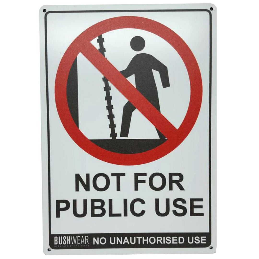 BushWear Highseat Sign