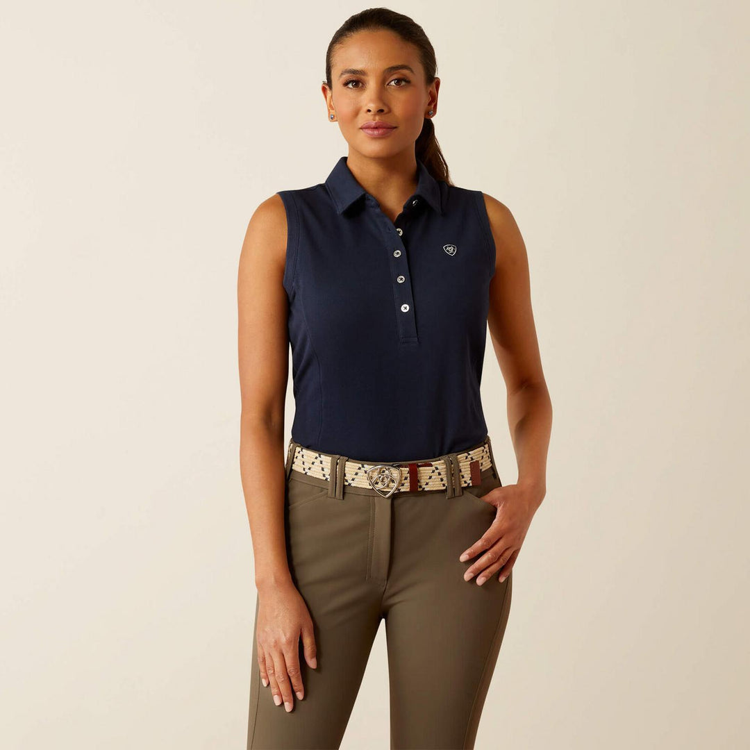 Ariat Ladies Prix 3.0 Sleeveless Polo Shirt