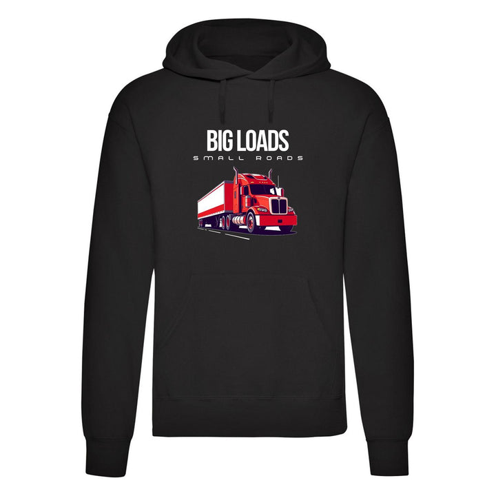 Urban Road Adults "Big Loads on Small Roads" Truck Printed Pullover Hoodie