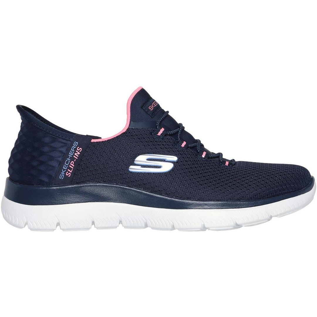 Skechers Summits Diamond Dream Trainer Navy/Pink