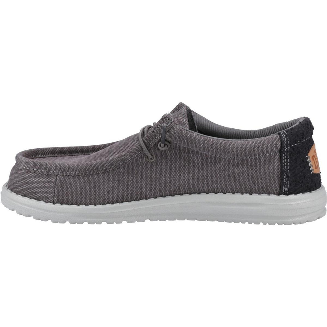 HEYDUDE Wally Workwear Shoes Granite Grey/Black