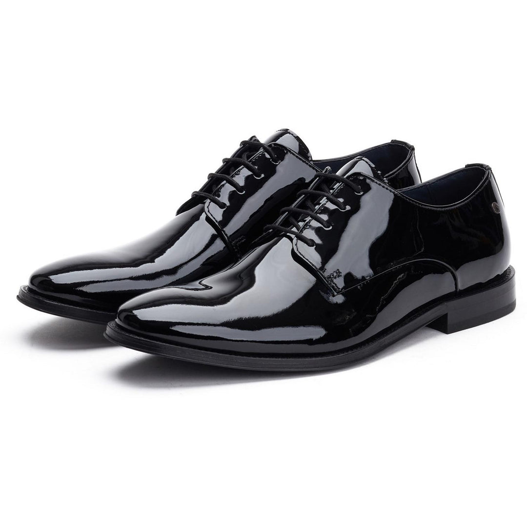 Marley Lace Up Patent Shoe Black