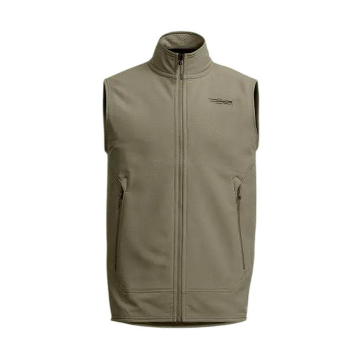 Alpha Fleece Vest Dark Green Sage