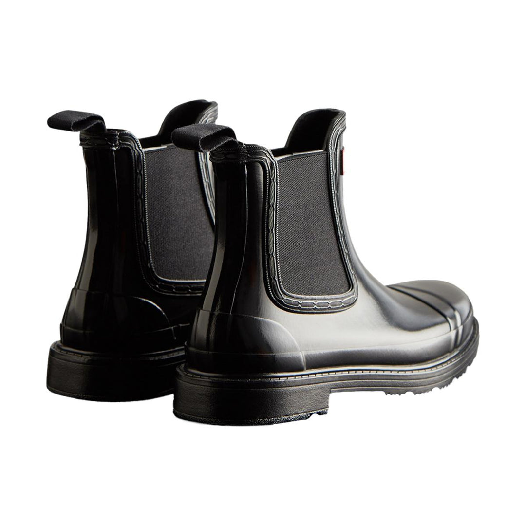 Hunter Commando Gloss Chelsea Boots