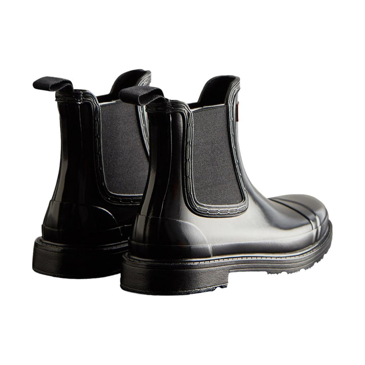Hunter Commando Gloss Chelsea Boots