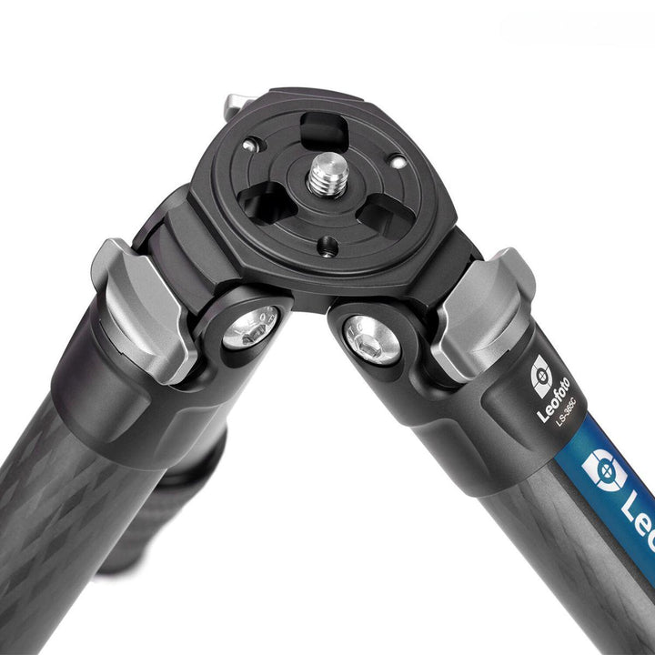 Leofoto Ranger LS-365C Lightweight 10x Layer Carbon Half Ball Levelling Tripod