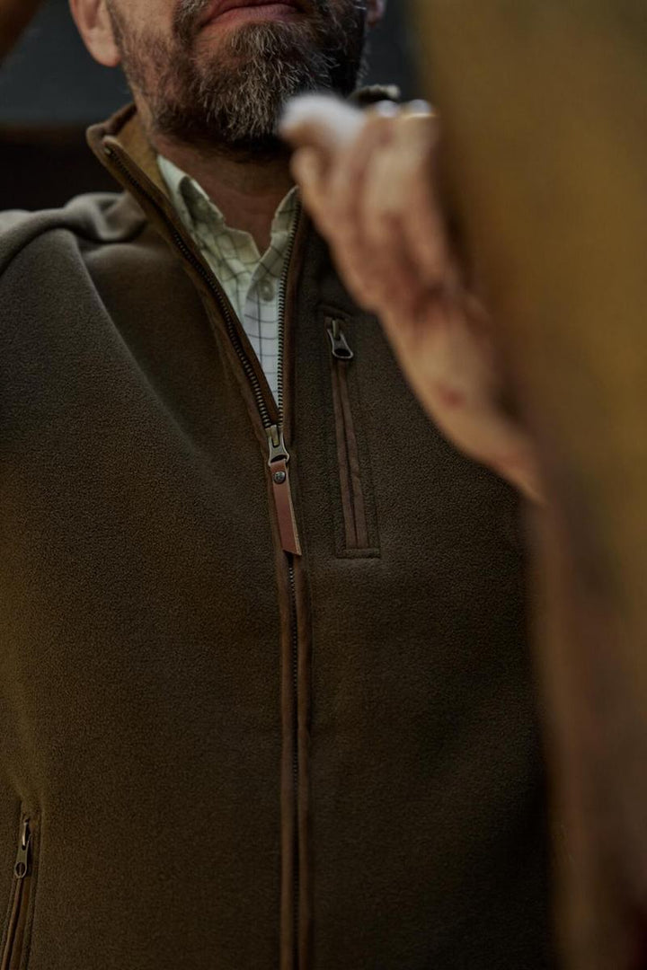 Harkila Sandhem sherpa fleece waistcoat Willow – view 4